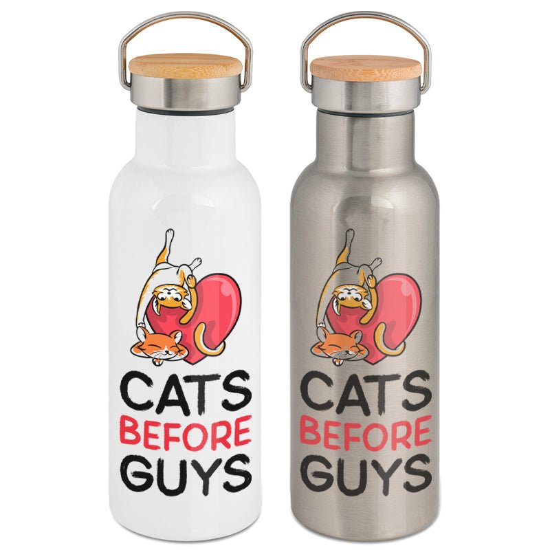 Trinkflasche Tulman mit Bambusdeckel 750 ml - Drucksaal