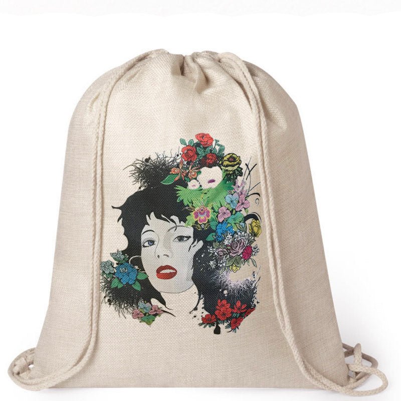 Turnbeutel in Naturfarbe - Drucksaal