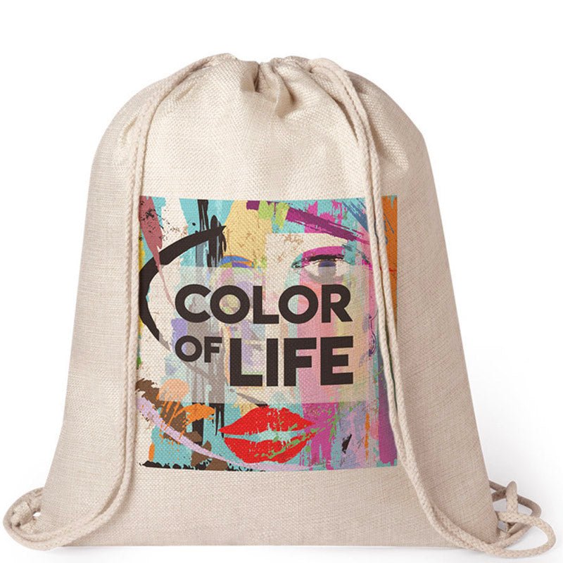 Turnbeutel in Naturfarbe - Drucksaal