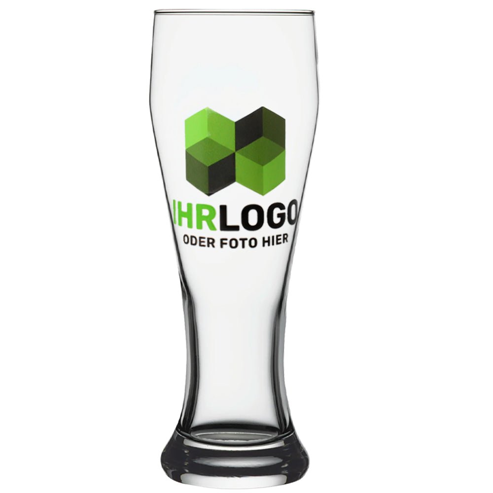 Weizenglas 0.5ltr klar bedrucken - Drucksaal