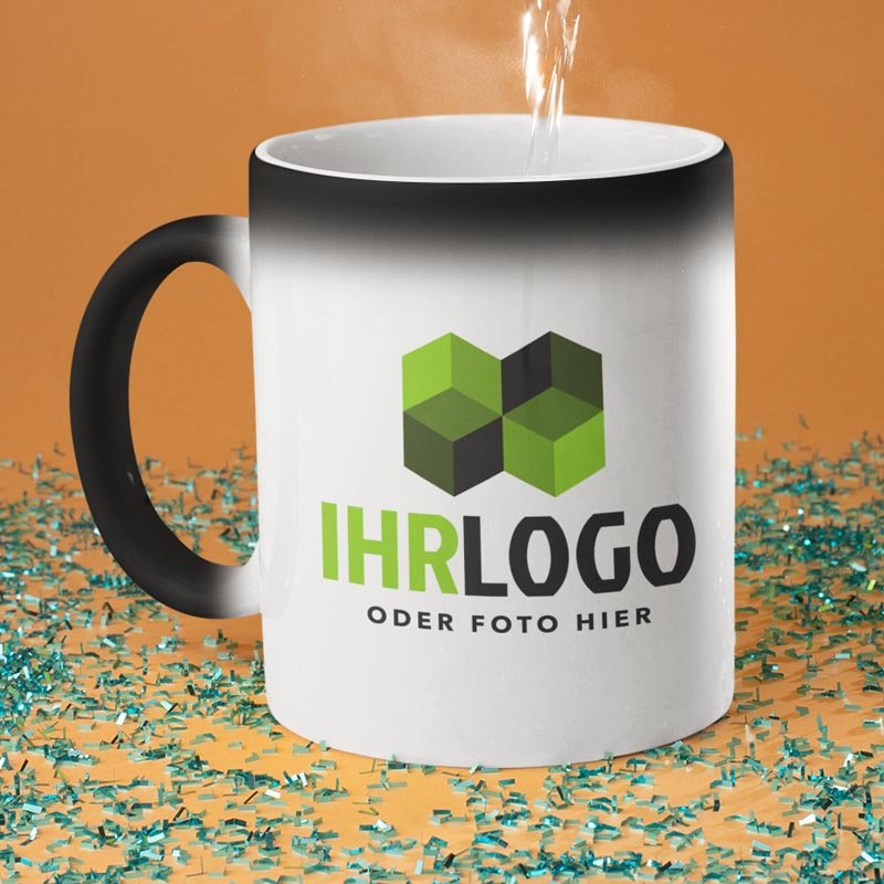 Zaubertasse bedrucken - Drucksaal