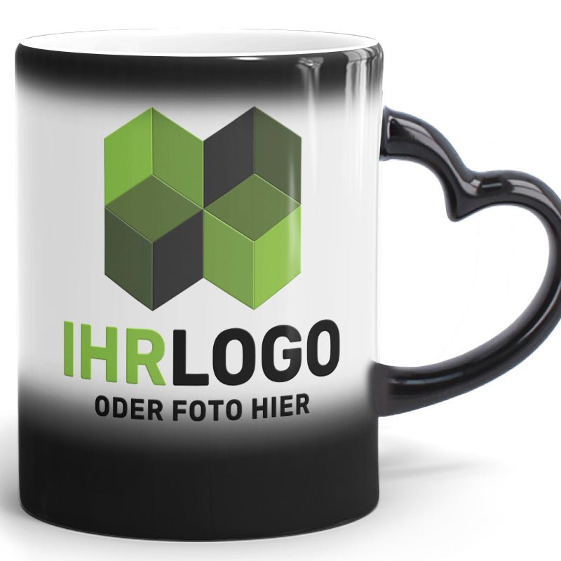 Zaubertasse mit Herzenkel - Drucksaal